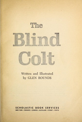 The Blind Colt
