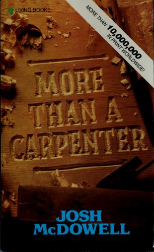 More Than A Carpenter