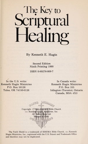 The Key To Scriptural Healing