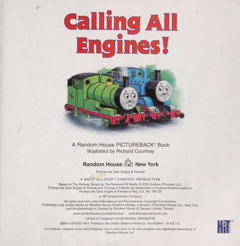 Thomas & Friends: Calling All Engines (Pictureback(R))