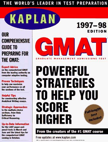 Kaplan Graduate Management Admission Tests: 1997-98 Edition