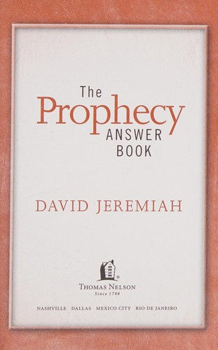 The Prophecy Answer Book
