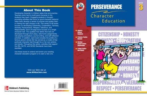 Classroom Helpers Character Education: Perseverance, Grade 3