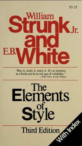 The Elements Of Style ; 3rd Ed: Third Edition