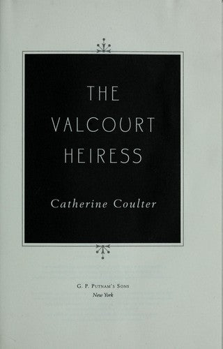 The Valcourt Heiress (without dust jacket)