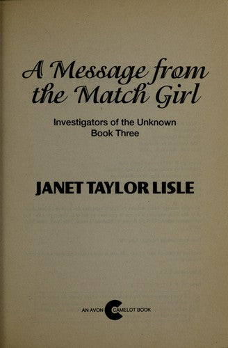 A Message From The Match Girl