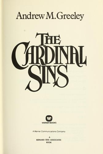 The Cardinal Sins (without dust jacket)