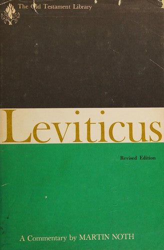 Leviticus: A Commentary