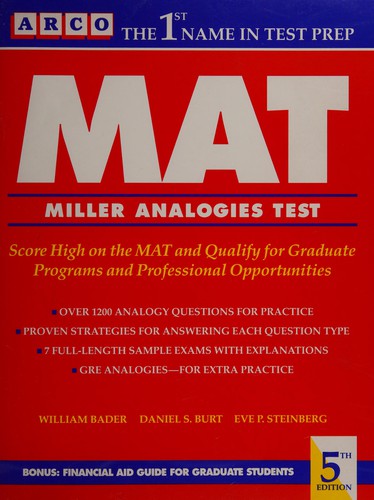 Mat, Miller Analogies Test