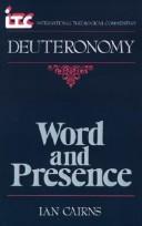 Word And Presence: A Commentary On The Book Of Deuteronomy (International Theological Commentary)