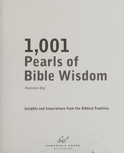 1,001 Pearls of Bible Wisdom