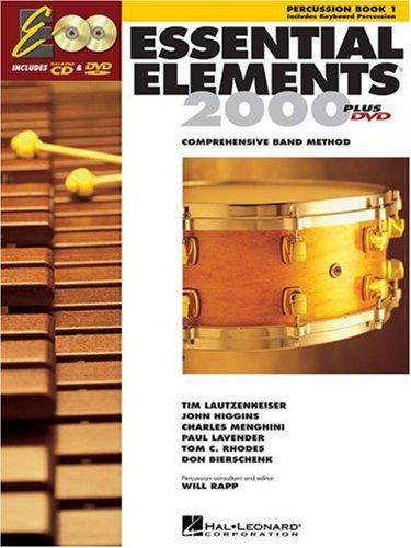 Essential Elements 2000, Book 1 Plus Dvd: Percussion (Percussion Book 1)