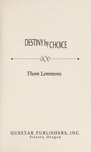 Destiny By Choice