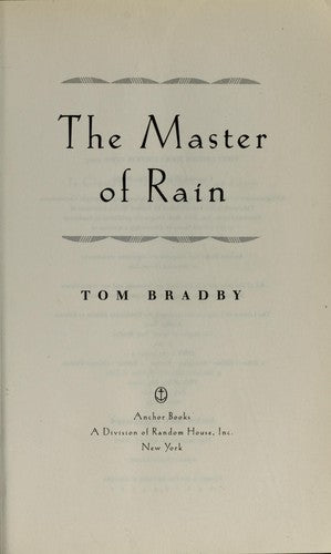 The Master Of Rain