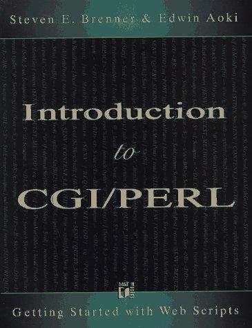 Introduction To Cgi/Perl: Getting Started With Web Scripts
