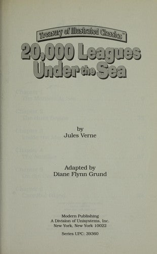 20,000 Leagues Under The Sea (Treasury Of Illustrated Classics)