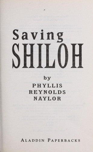 Saving Shiloh