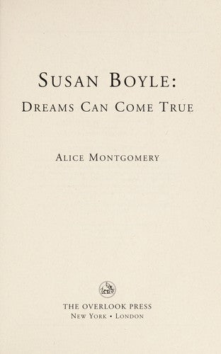 Susan Boyle: Dreams can Come True