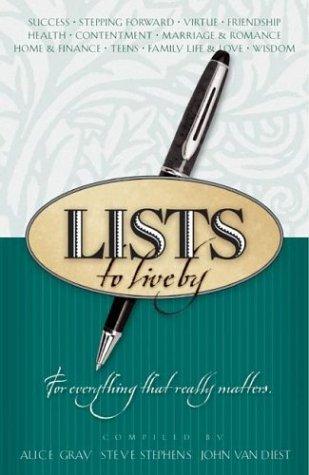 Lists To Live By: The Third Collection: For Everything That Really Matters (Lists To Live By)