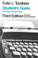 Student's Guide For Writing College Papers