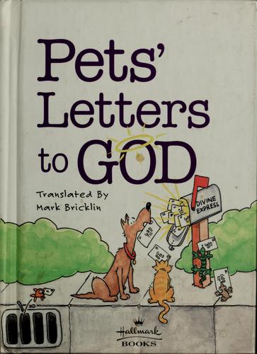 Pets' Letters To God