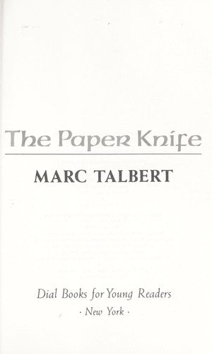 The Paper Knife