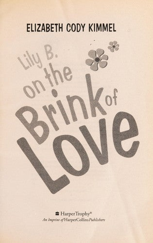Lily B. On The Brink Of Love