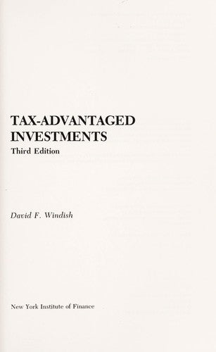 Tax-Advantaged Investments
