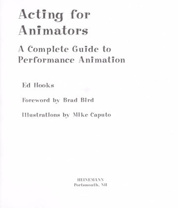 Acting For Animators