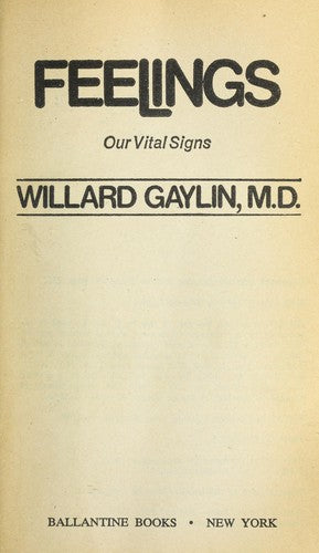 Feelings: Our Vital Signs