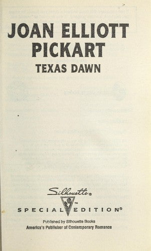 Texas Dawn (Family Men) (Silhouette Special Edition, No 1100)
