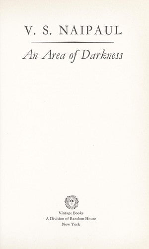 Area Of Darkness