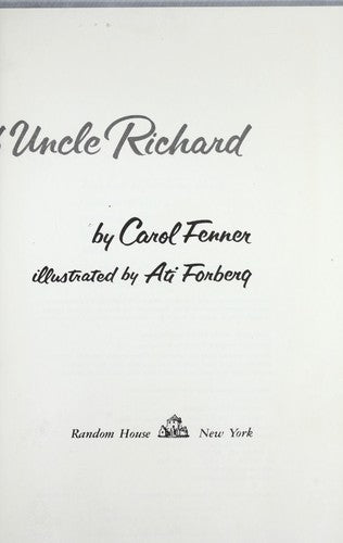 THE SKATES OF UNCLE RICHARD