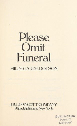 Please Omit Funeral