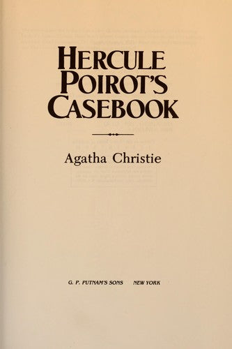 Hercule Poirot's Casebook