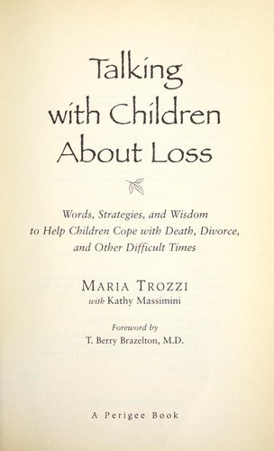 Talking With Children About Loss