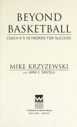 Beyond Basketball: Coach K's Keywords For Success