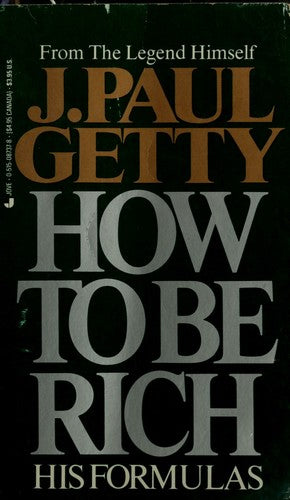 How To Be Rich