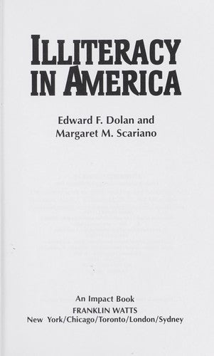 Illiteracy In America