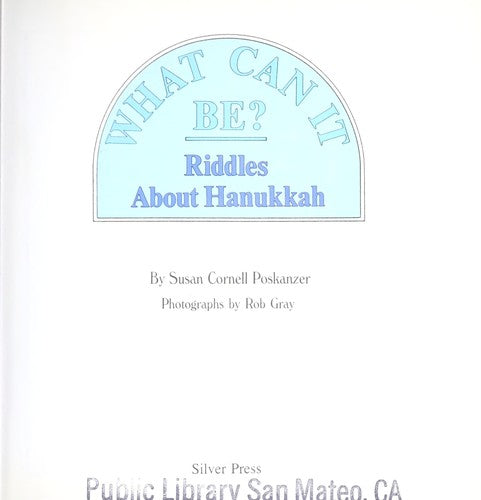 Riddles About Hanukkah