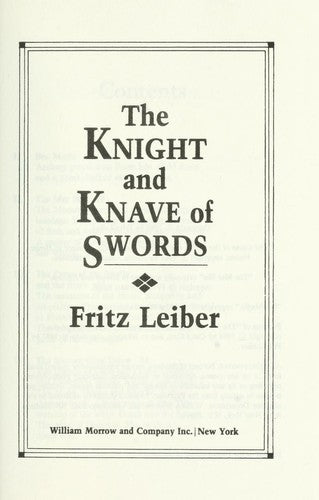 The Knight And Knave Of Swords