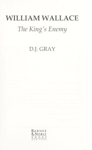 William Wallace The King's Enemy