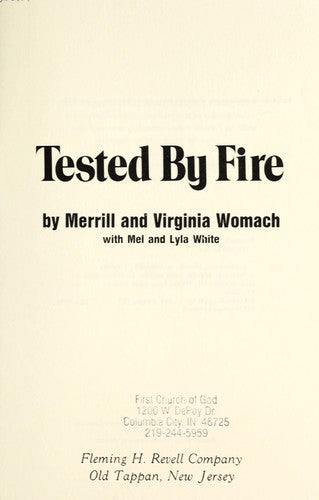 Tested By Fire: A True Story Of Courage And Faith