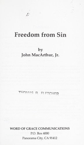 Freedom From Sin: Romans 6-7