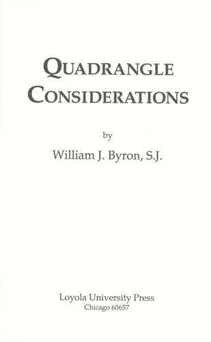 Quadrangle Considerations