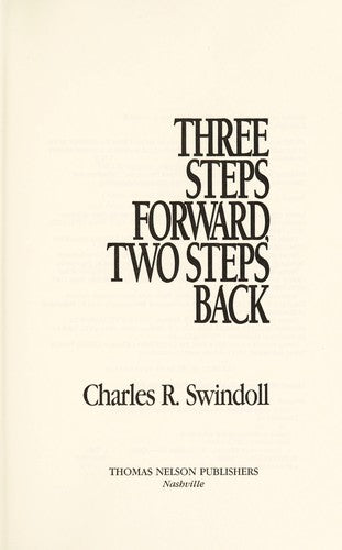 Three Steps Forward, Two Steps Back