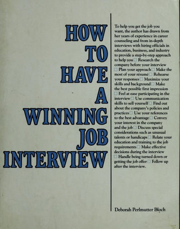 How To Have A Winning Job Interview