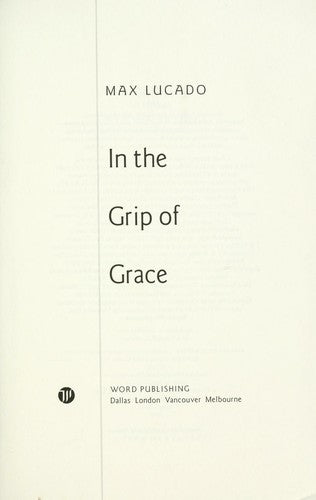 In The Grip Of Grace