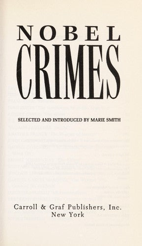 Nobel Crimes
