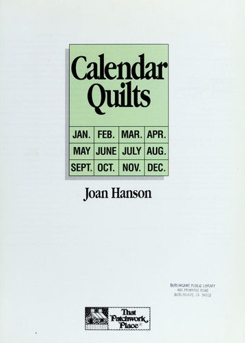 Calendar Quilts